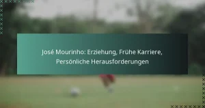 José Mourinho: Erziehung, Frühe Karriere, Persönliche Herausforderungen