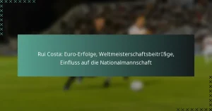 Rui Costa: Euro-Erfolge, Weltmeisterschaftsbeiträge, Einfluss auf die Nationalmannschaft